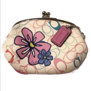 Coach Coin purse with clasp
